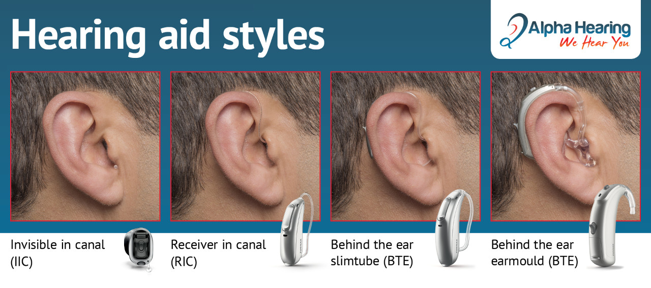 Alpha Hearing_Hearing Aid Styles