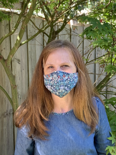 wearing face mask Katherine Henshall Alpha Hearing Audiologist